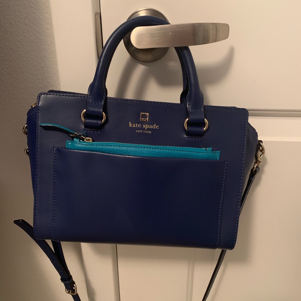 Blue Kate Spade bag!